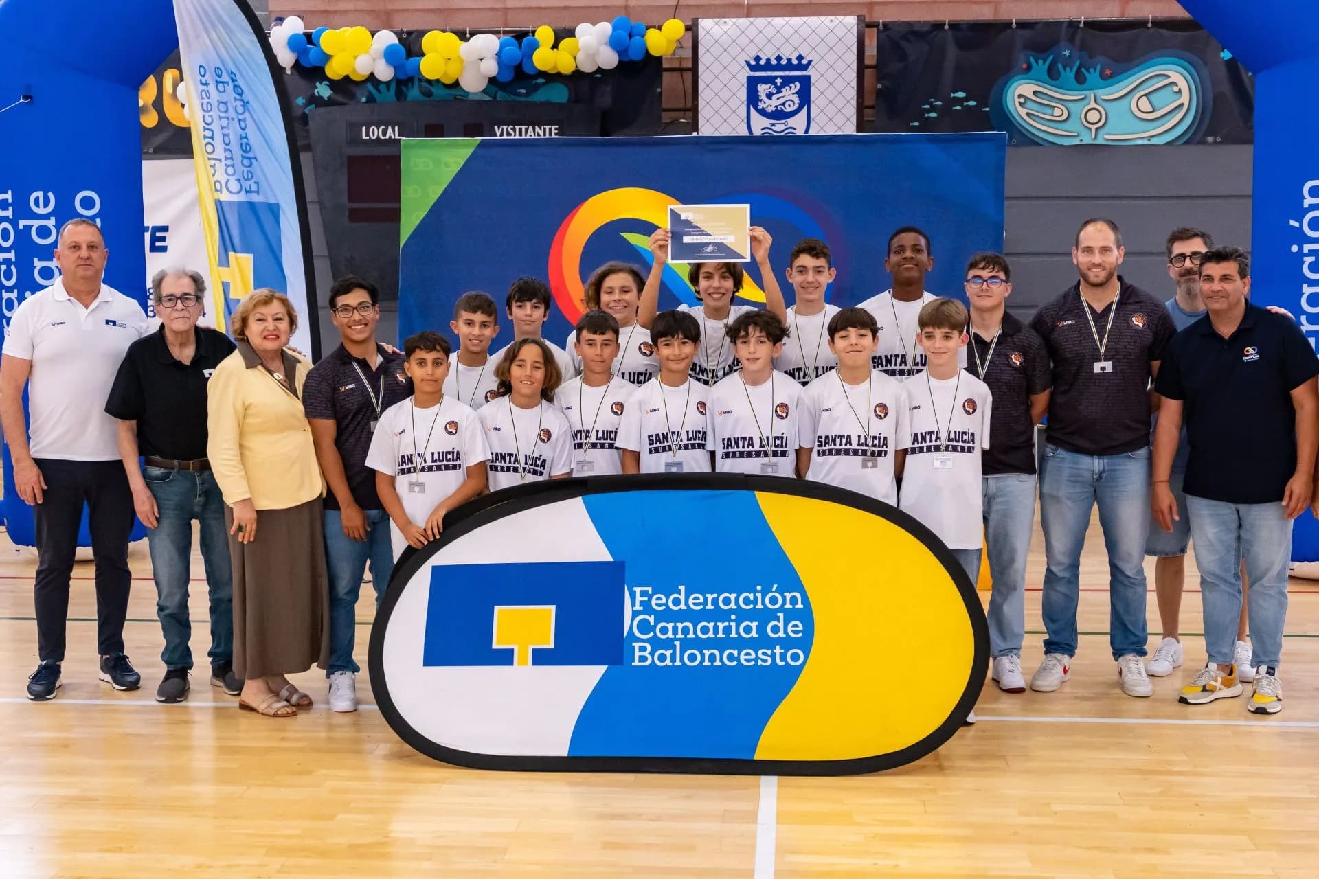 EL MINI MASCULINO DE SANTA LUCÍA SURESANTA, QUINTO DE CANARIAS